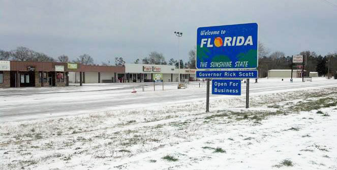 Image result for florida snow 2018