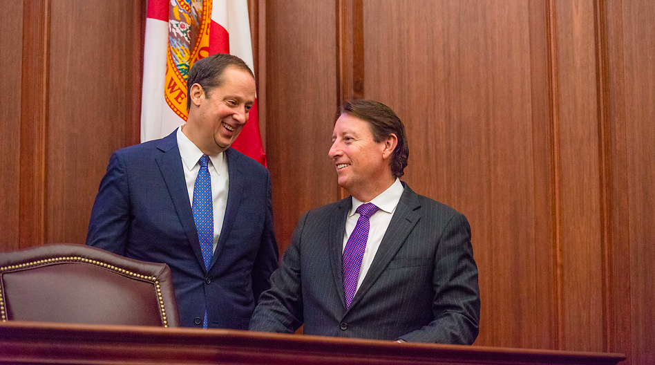 Joe Negron, Bill Galvano (Photo: Florida Senate)