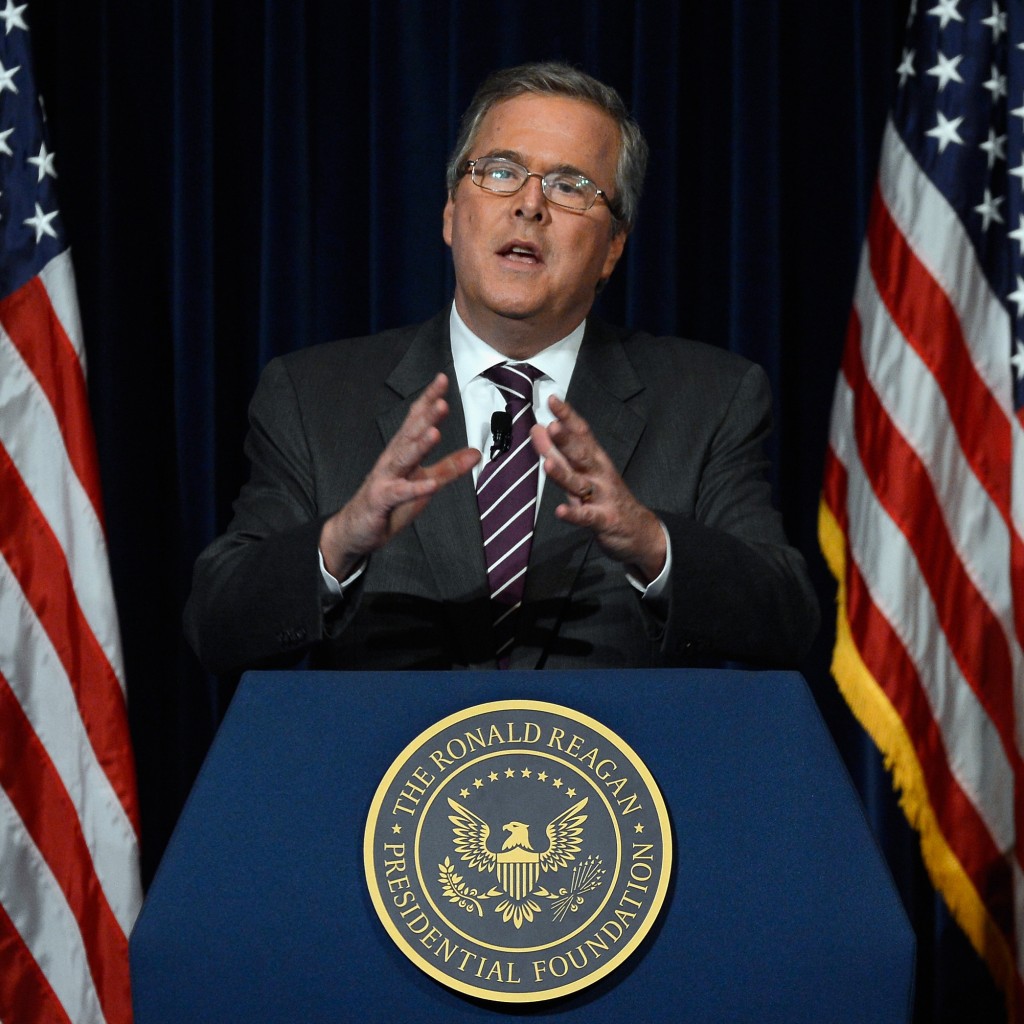 Jeb Bush Speaks At The Reagan Library About His New Book