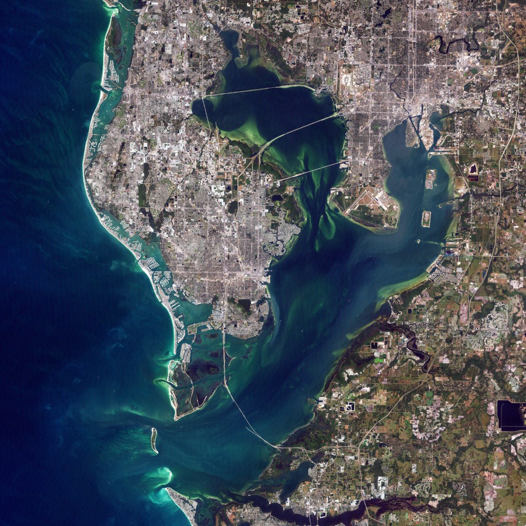 tampa bay from space