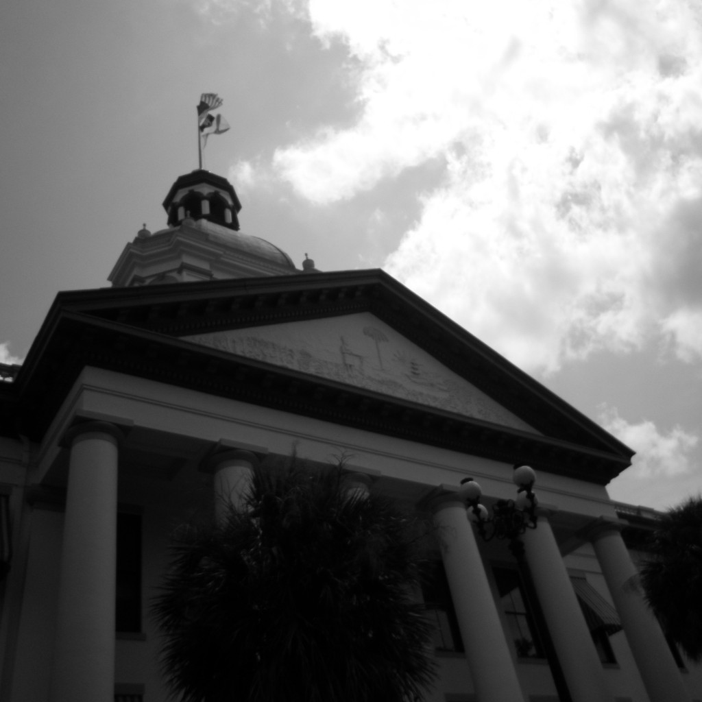 florida capitol - bw1