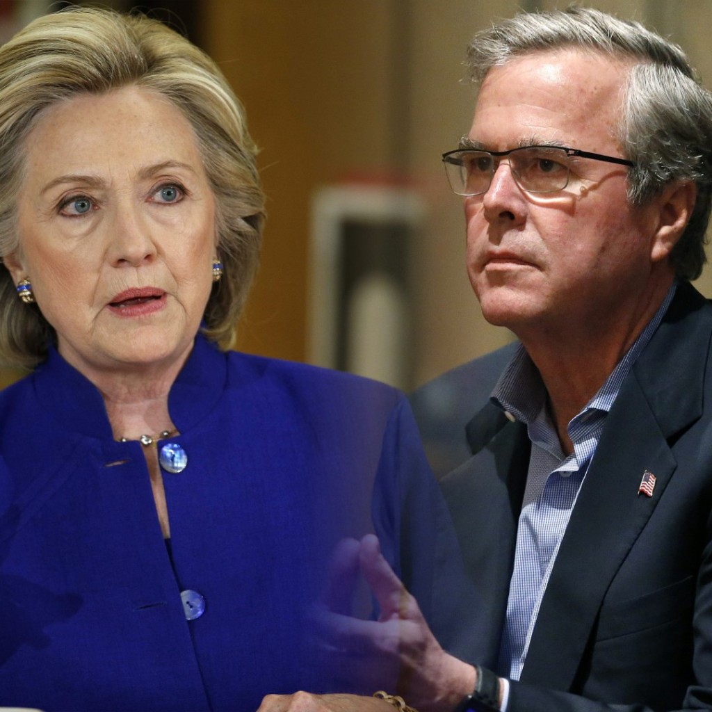 ap_jeb-bush_hillary clinton (Large)