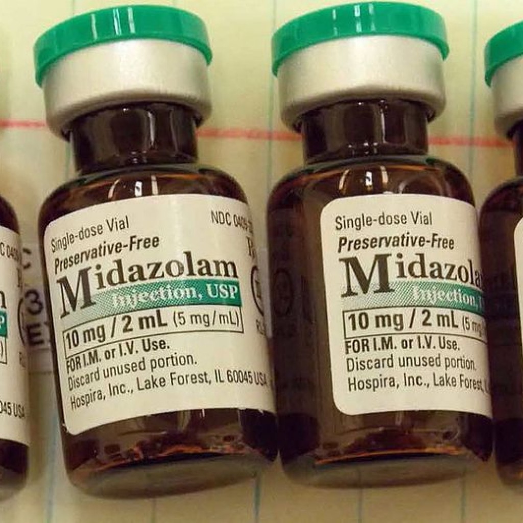 Midazolam lethal injections