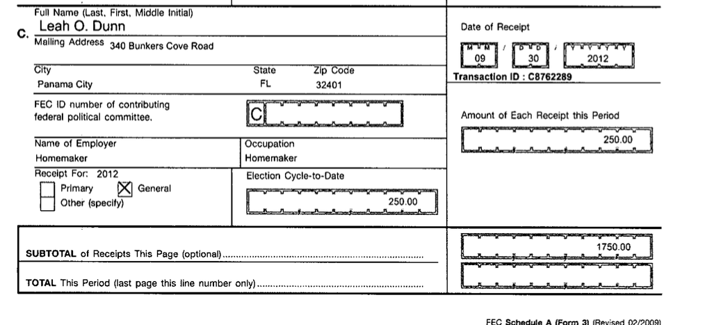 Dunn to Nelson 2 - Florida Politics - Campaigns & Elections. Lobbying ...