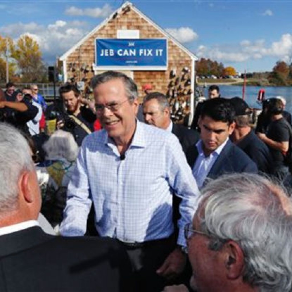 Jeb Bush in New Hampshire AP photo