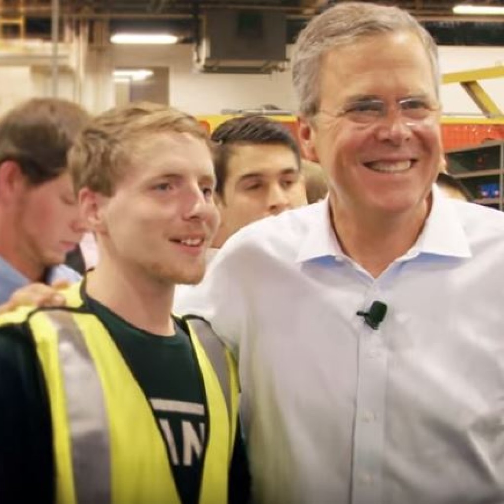 jeb bush town hall 10-08