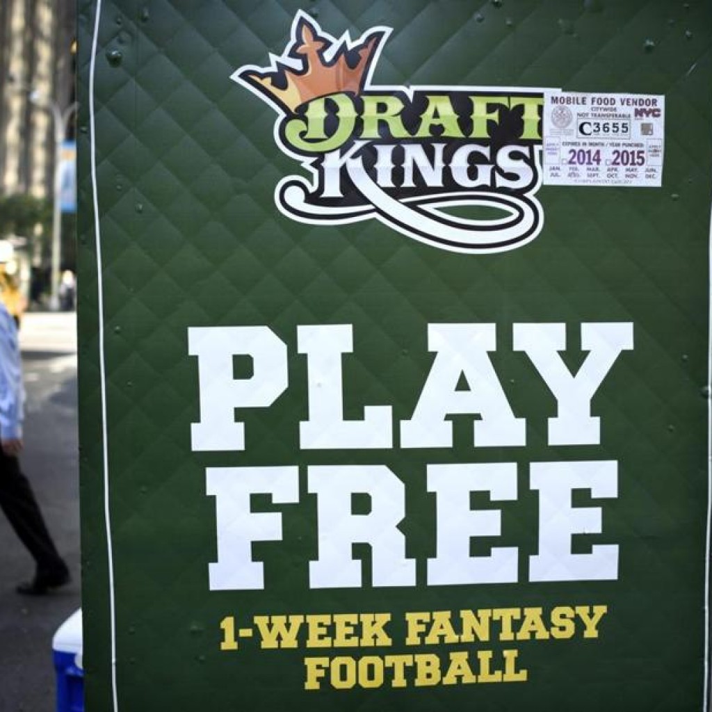 draft Kings fantasy sports gambling Massachusetts