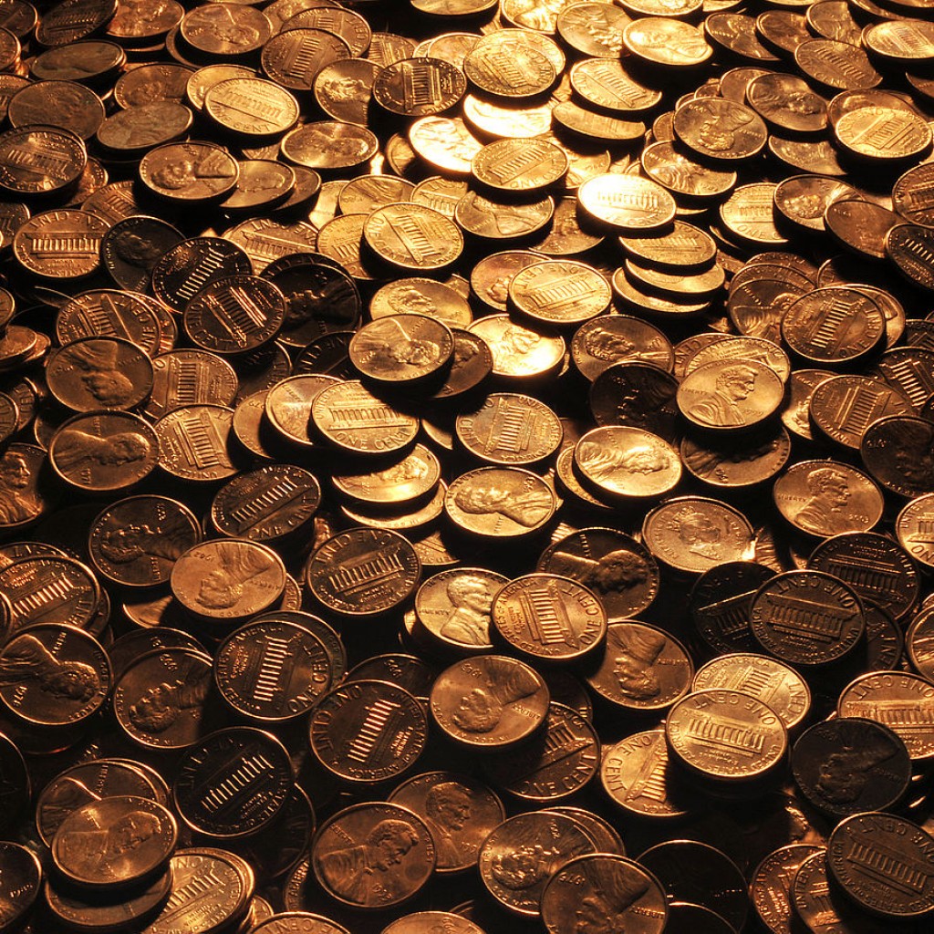 pile of coins