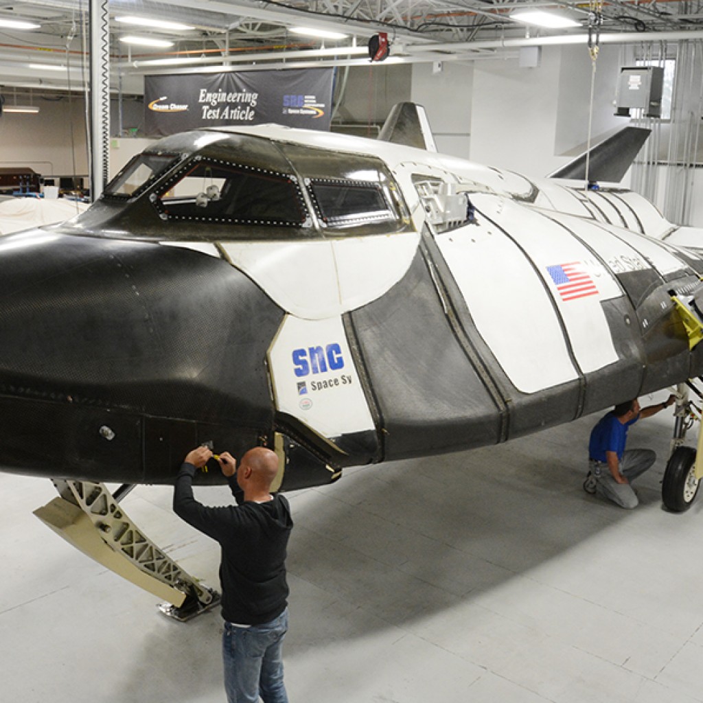 SNC Technicians Inspect the Dream Chaser ETA_PR Web