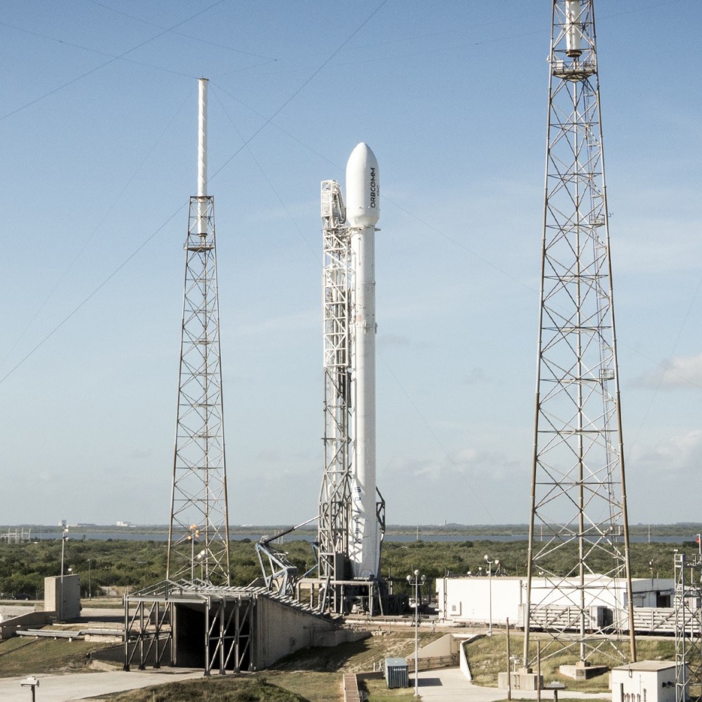 SpaceX Falcon 9 rocket at Cape Canaveral Air Force Station