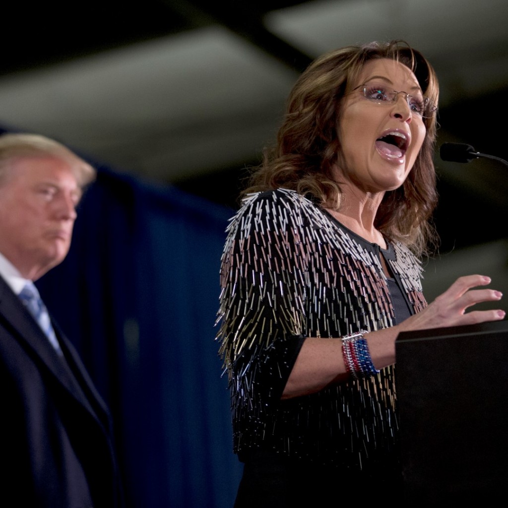 Donald Trump, Sarah Palin