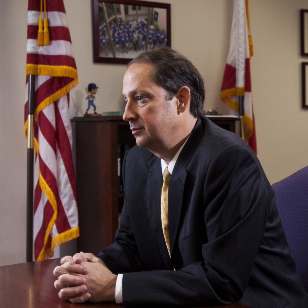 Speaker designate Joe Negron in his office at the Florida Capitol