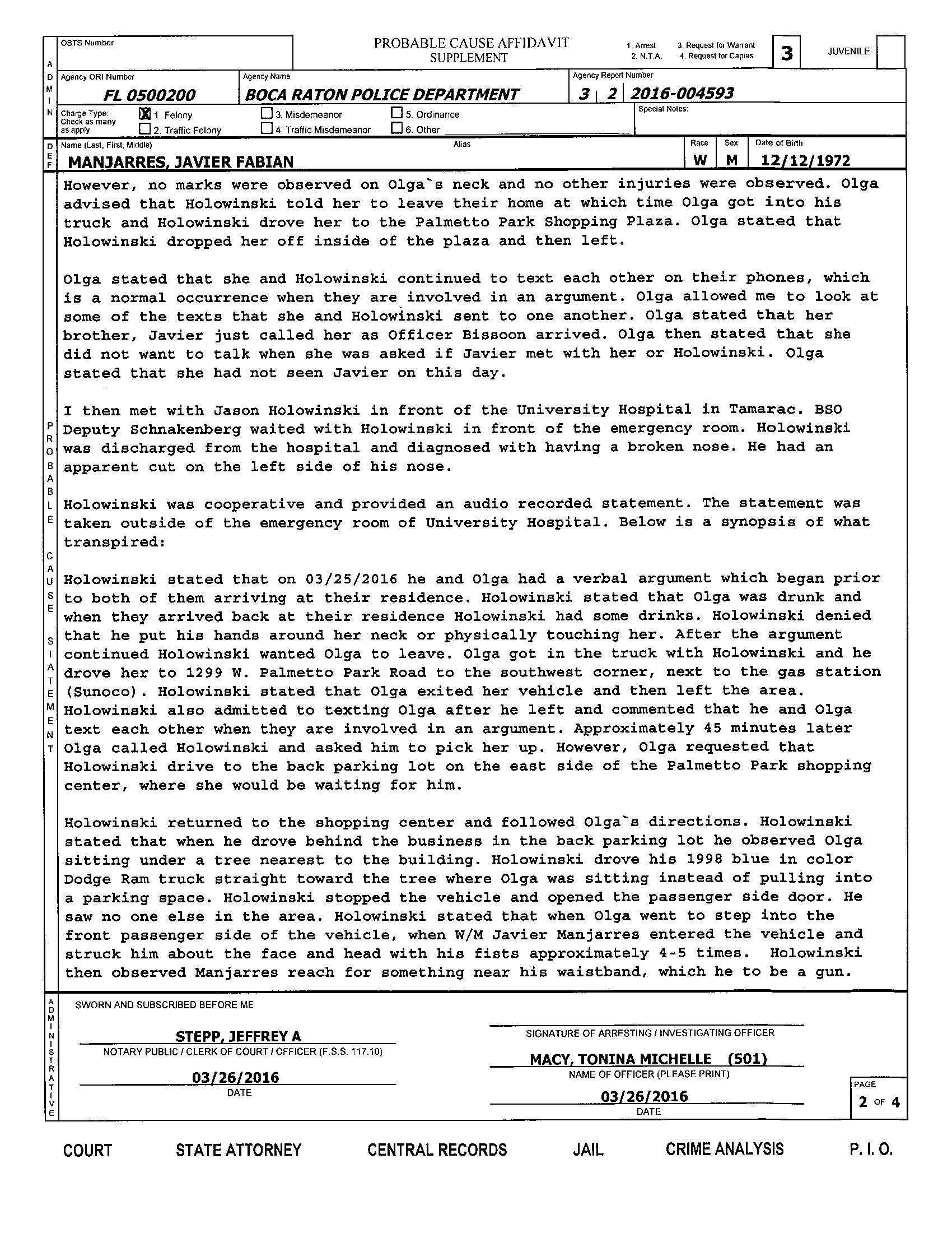 MANJAREES police report_Page_2
