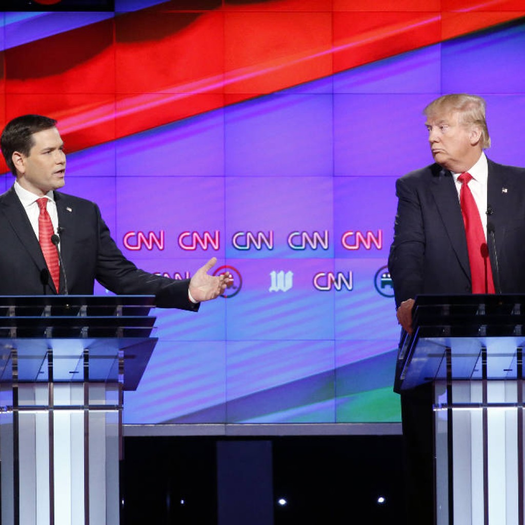 Rubio Trump GOP debate 03.12