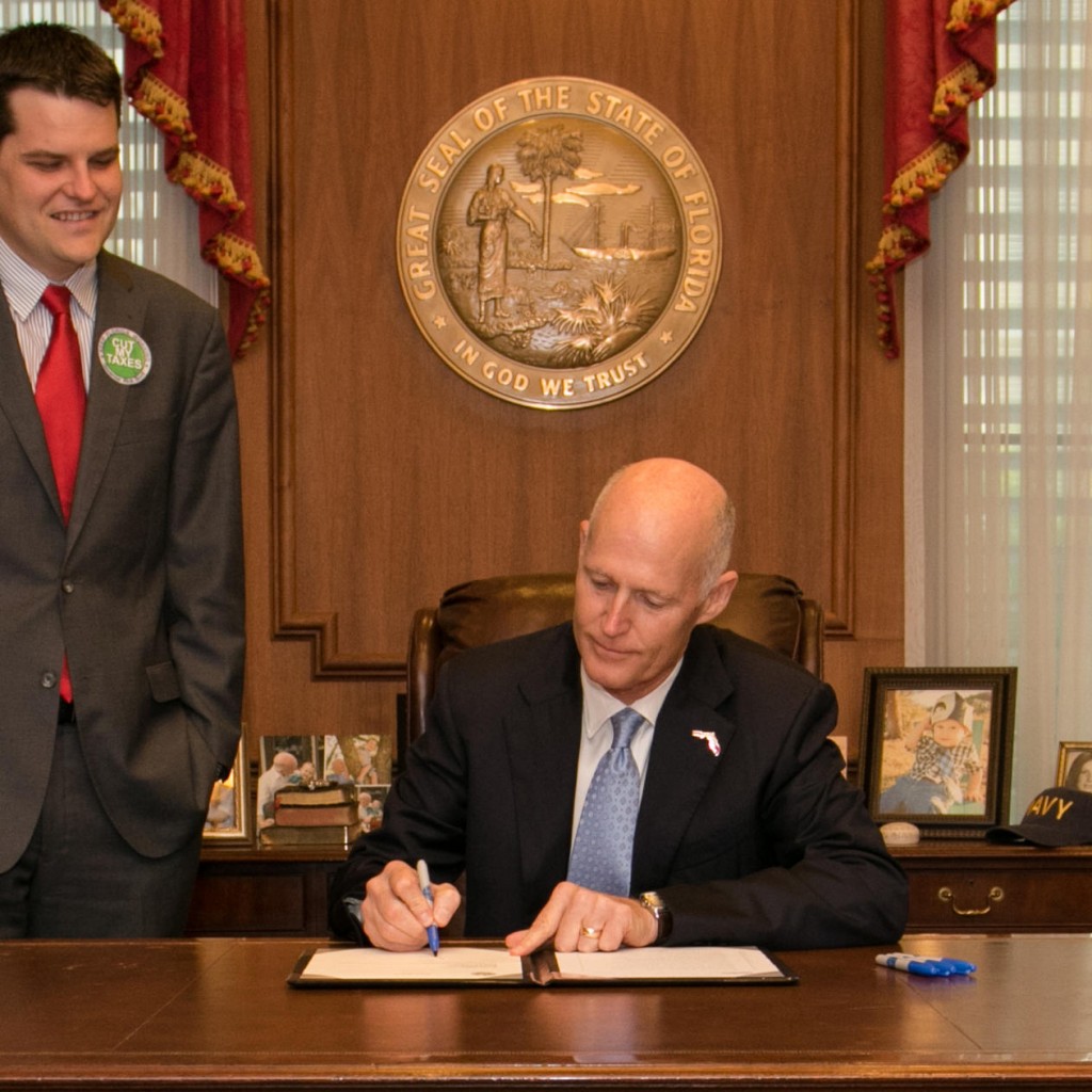 scott, rick - bill signing