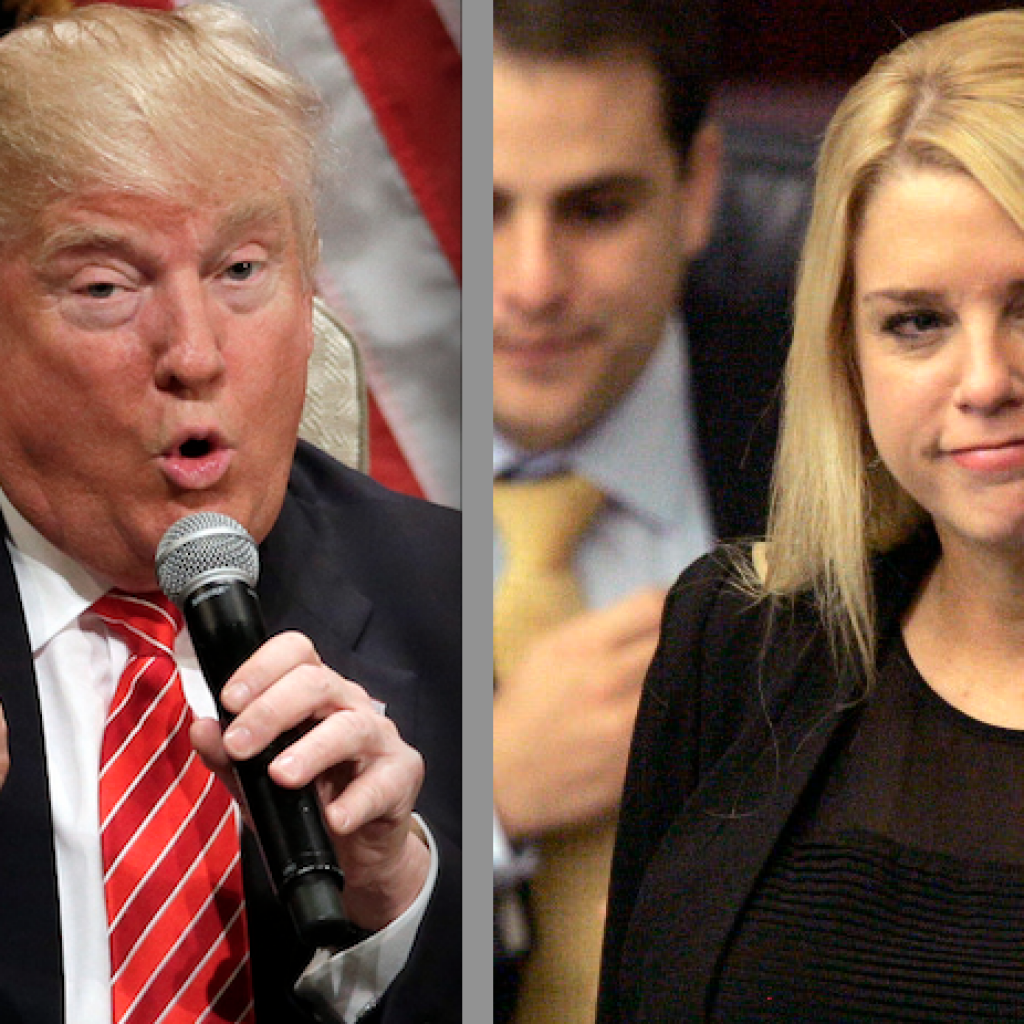 Donald Trump and Pam Bondi