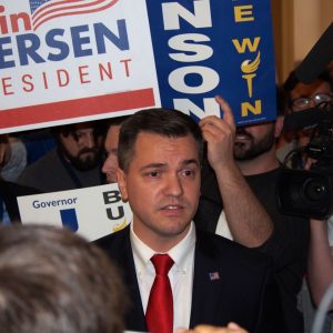 Austin Petersen, facing defeat.