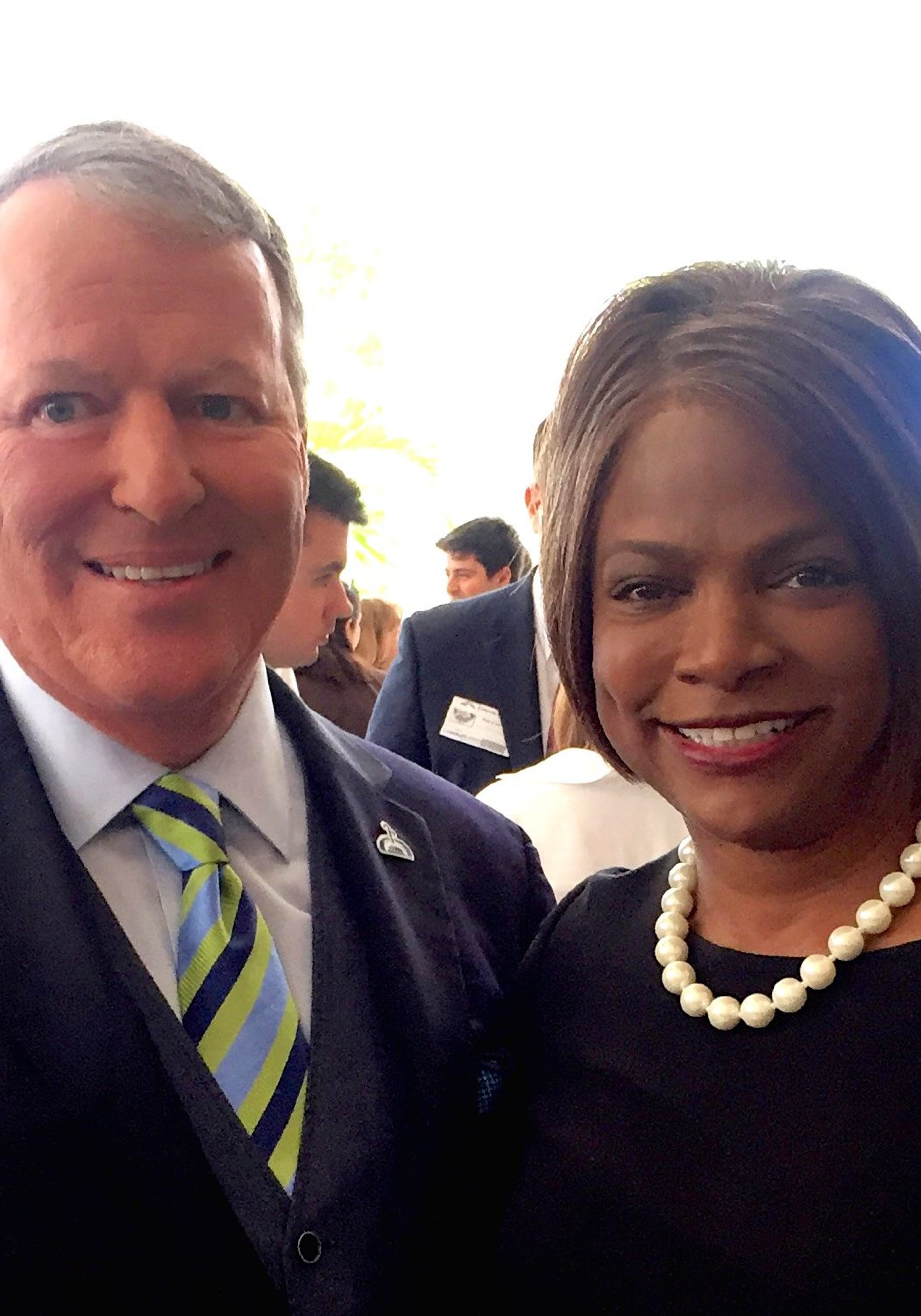Buddy Dyer and Val Demings