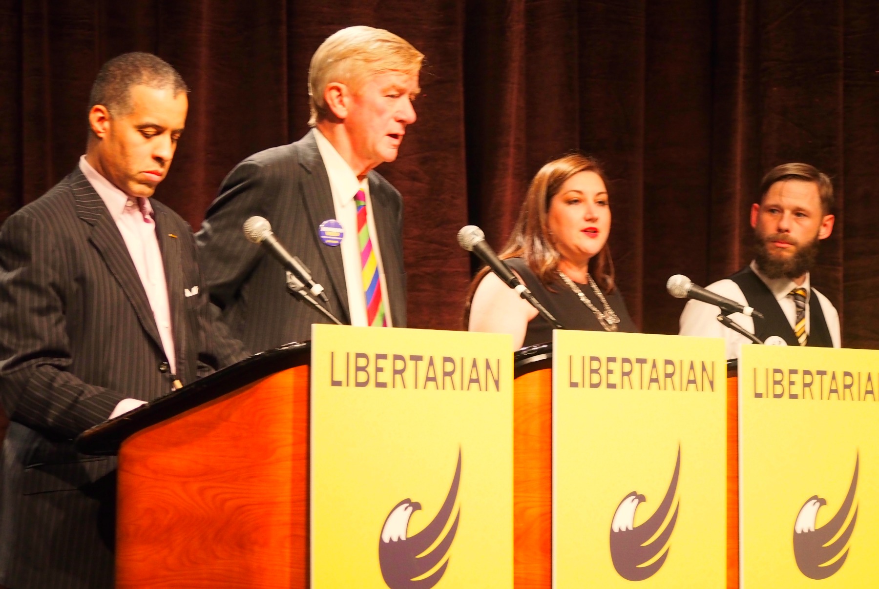 In Orlando, Libertarian VP candidates tout experience and soul — and anger