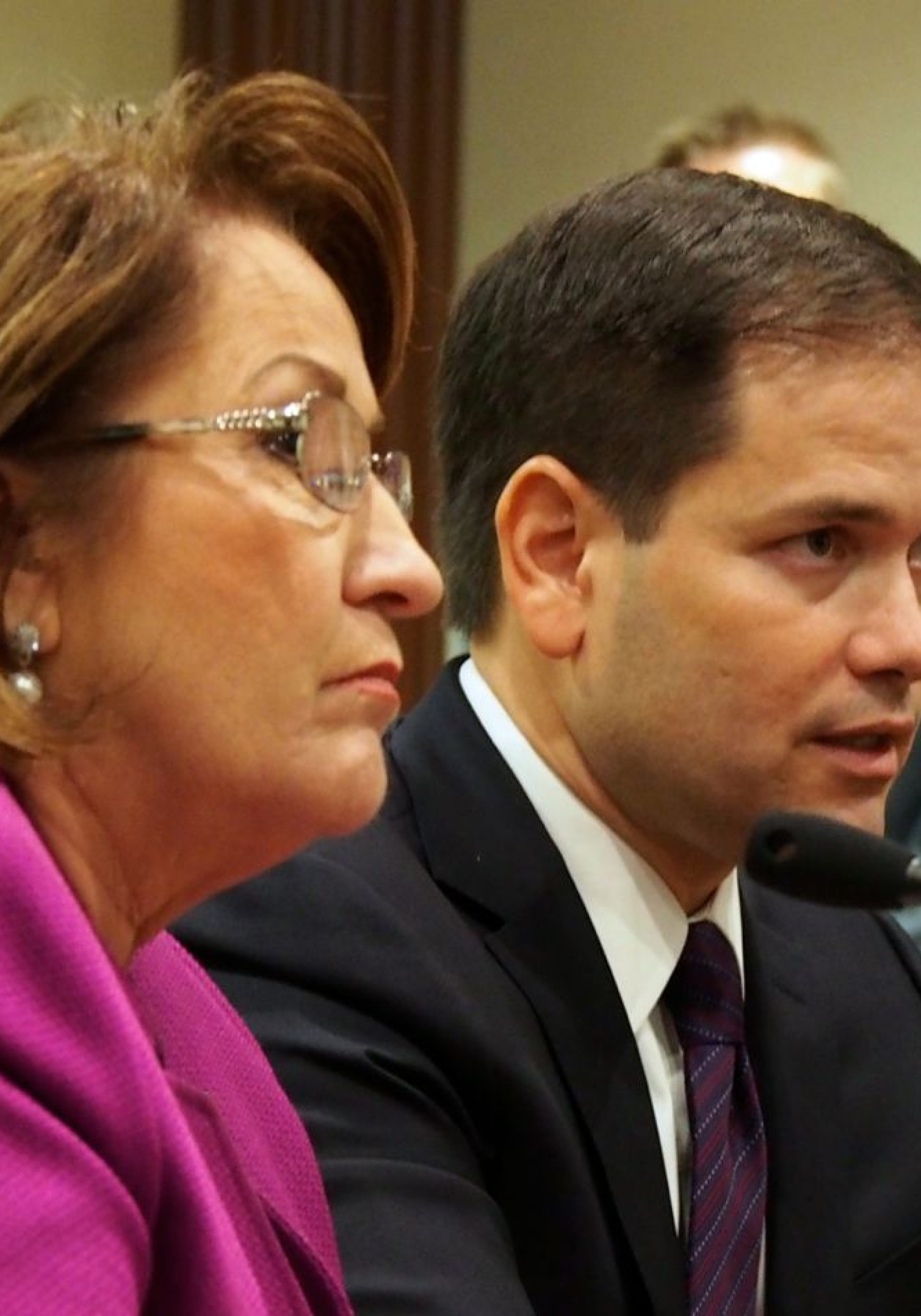 Teresa Jacobs and Marco Rubio