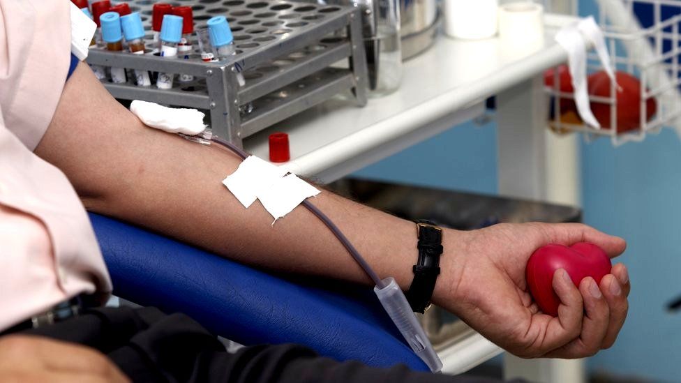 can gay men donate blood