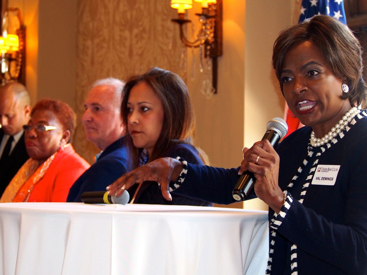 Geraldine Thompson, Bob Poe, Fatima Fahmy and Val Demings