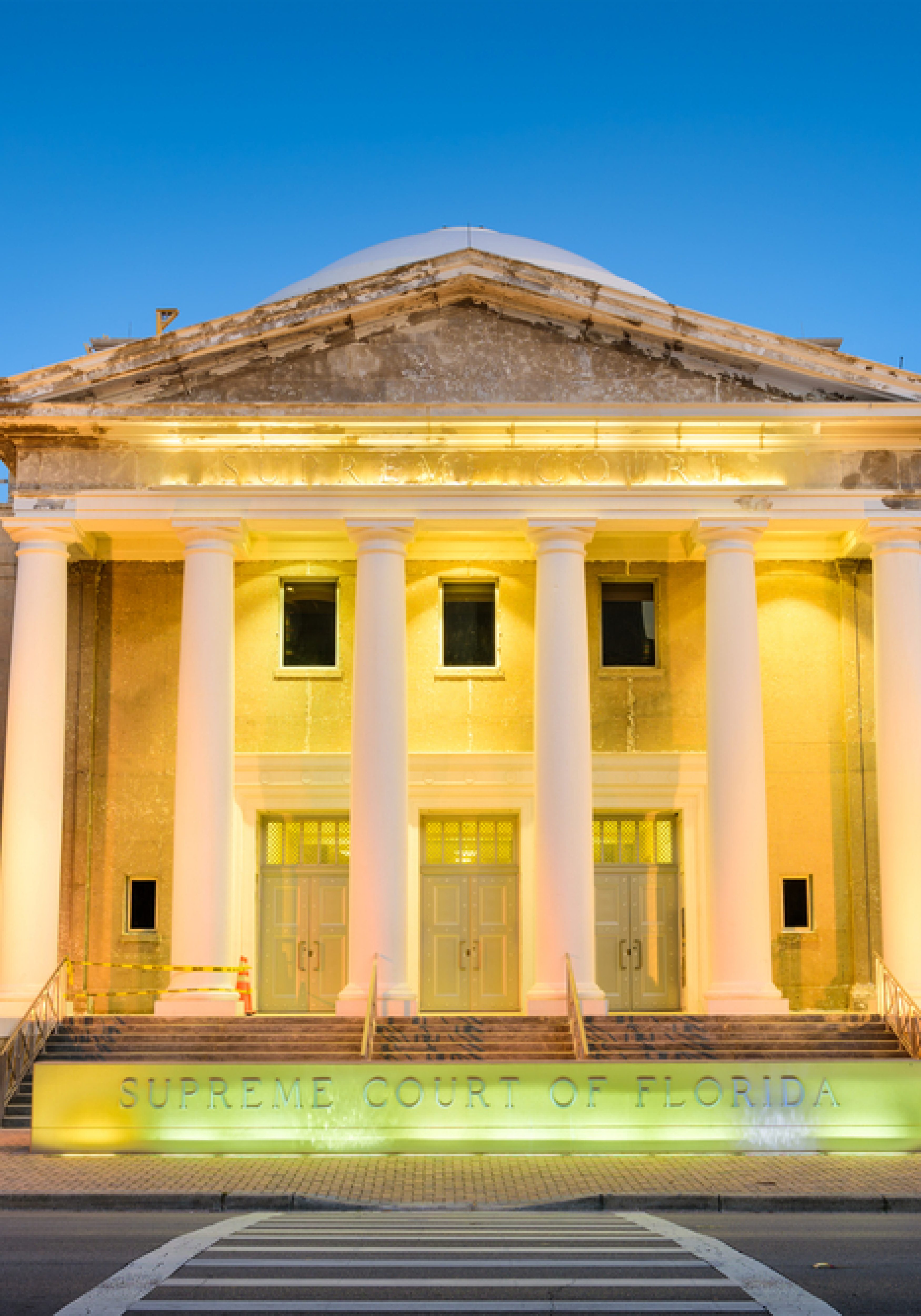 florida supreme court - lit up