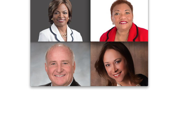 Val Demings, Geraldine Thompson, Bob Poe, Fatima Rita Fahmy