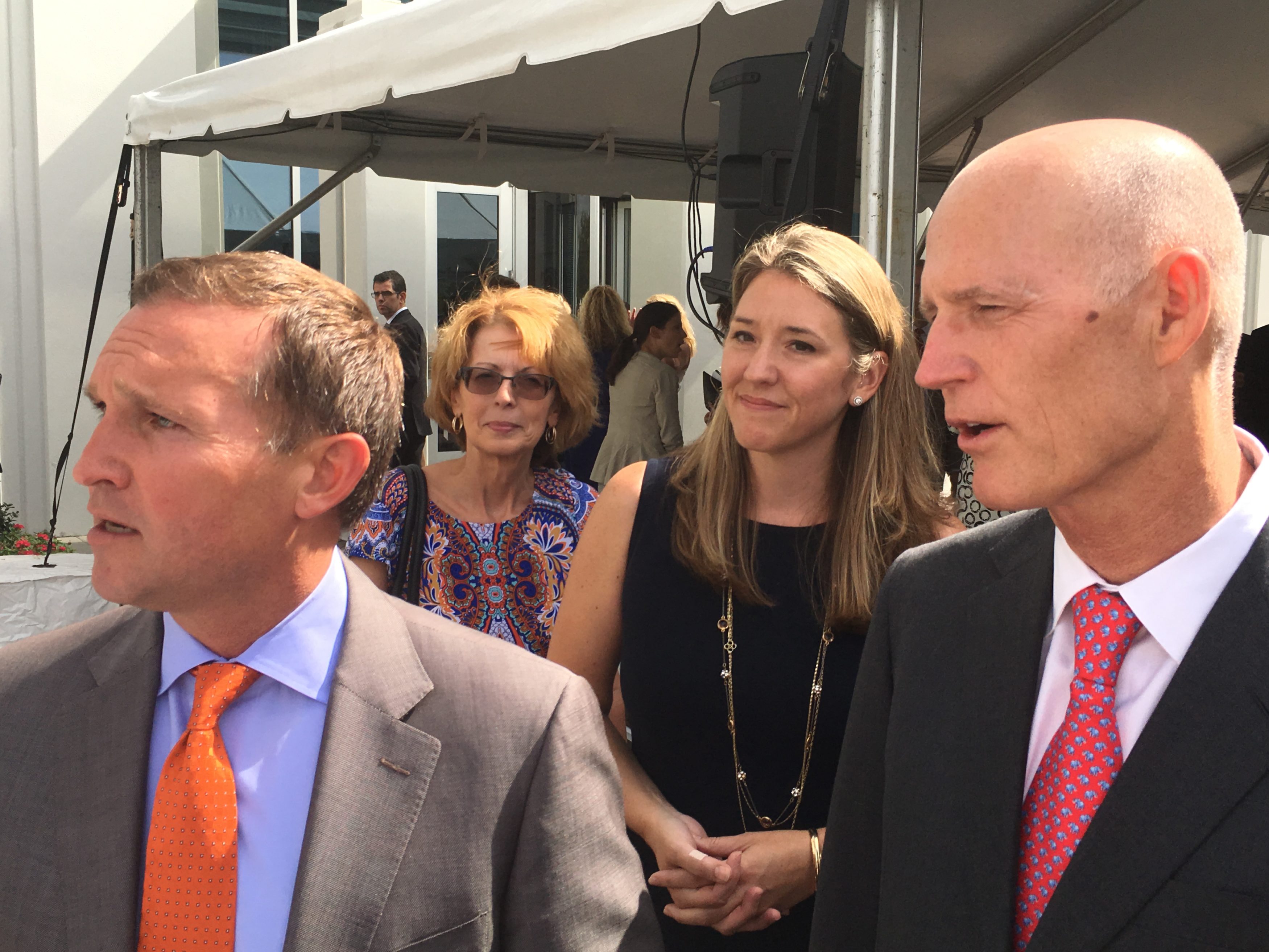Lenny Curry and Rick Scott