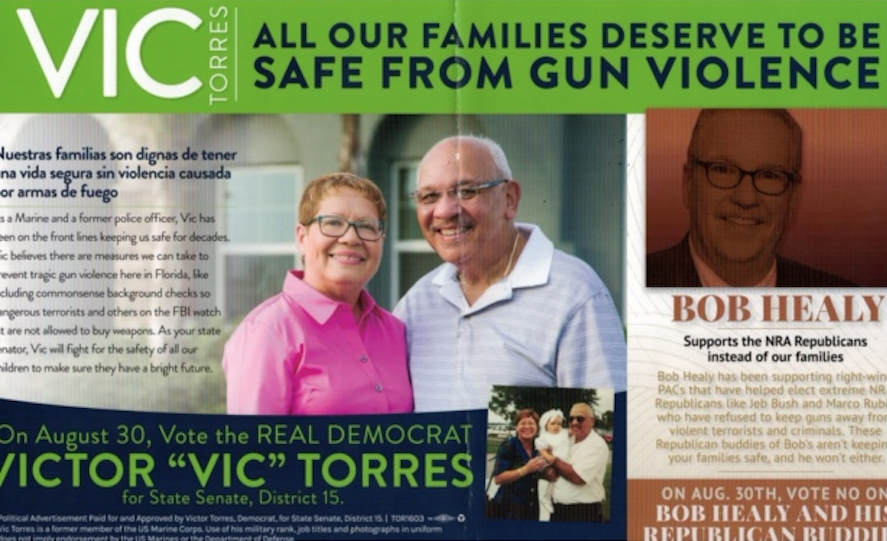 Victor Torres mailer Bob Healy