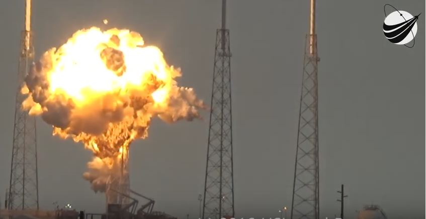 space x explosion 2