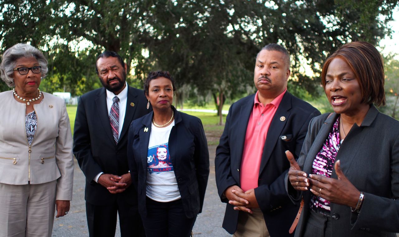 Val Demings and CBC members