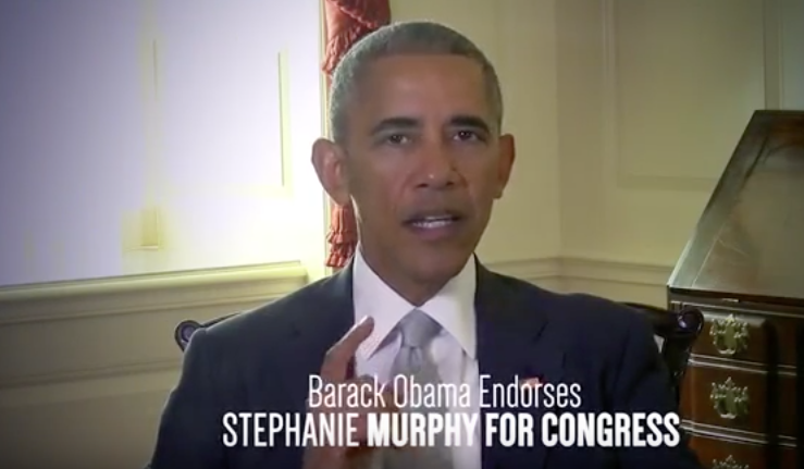 Barack Obama in Stephanie Murphy commercial