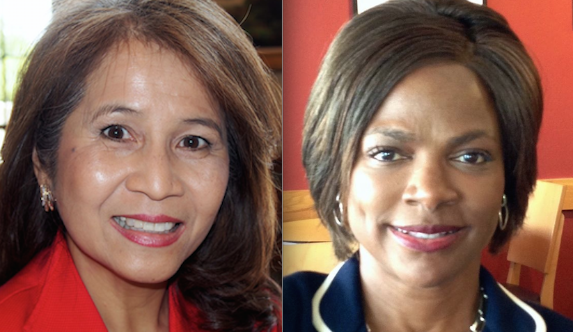 Thuy Lowe and Val Demings