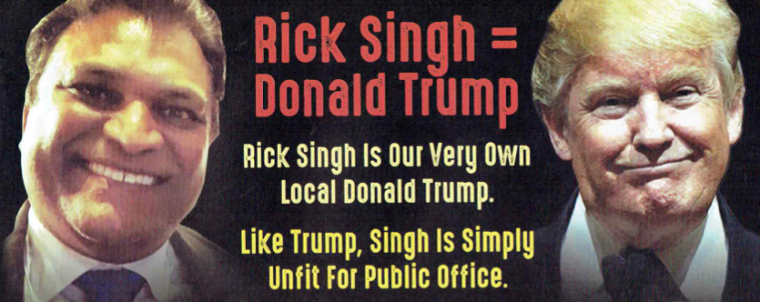 Rick Singh mailer