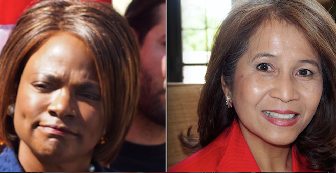 Val Demings and Thuy Lowe