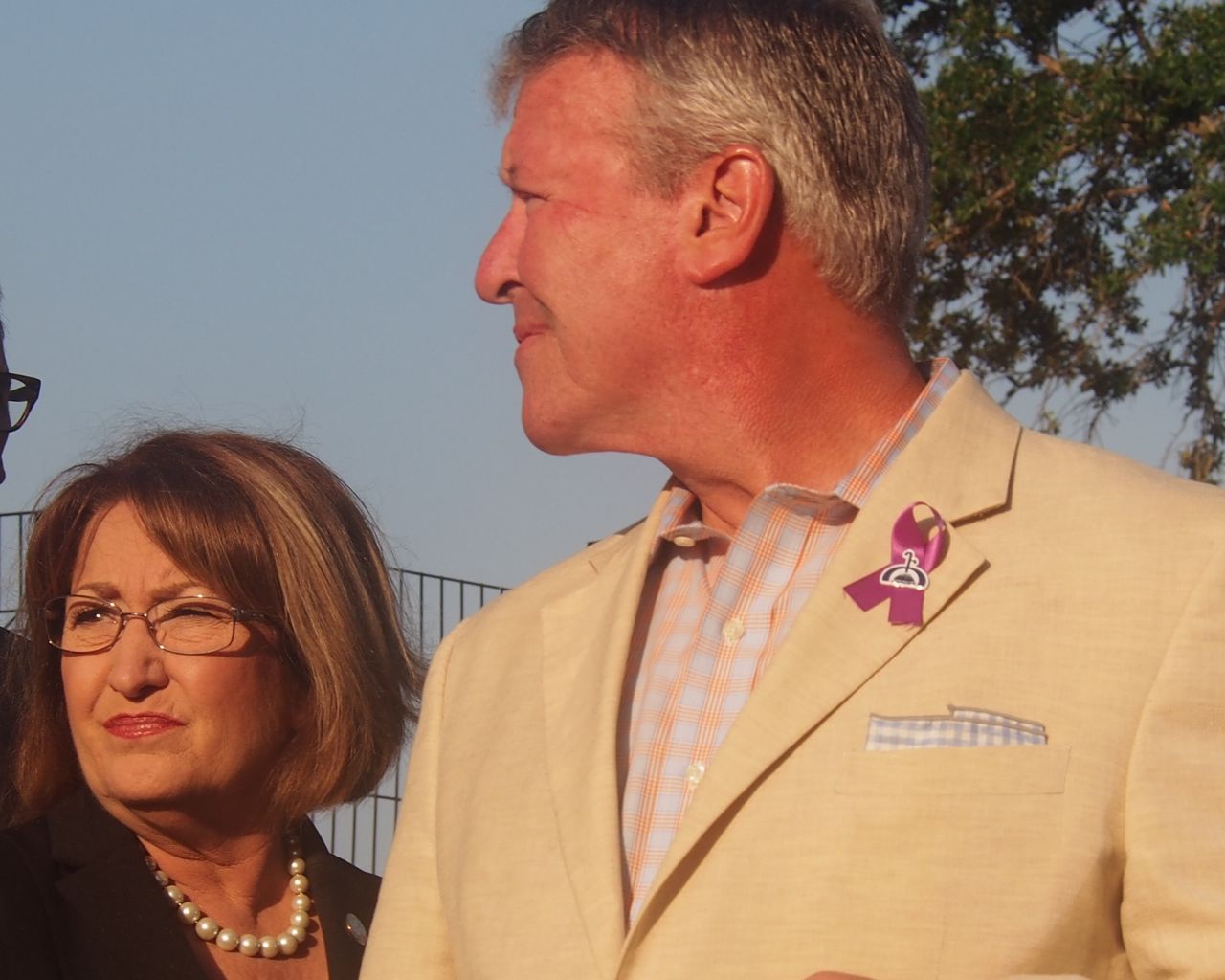 Teresa Jacobs and Buddy Dyer