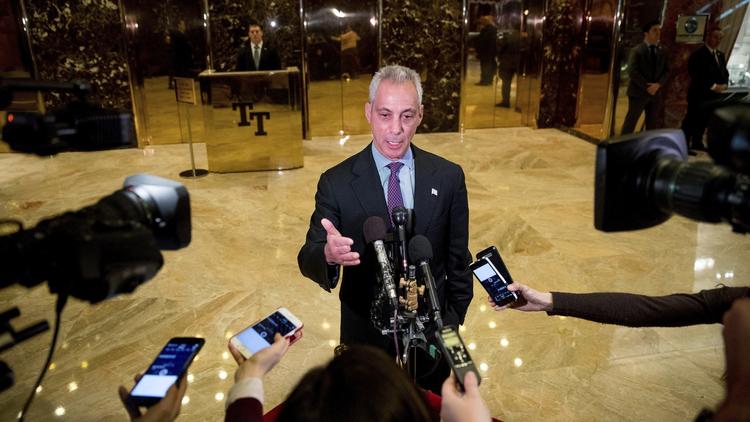 ct-mayor-rahm-emanuel-meets-with-president-elect-donald-trump-20161207