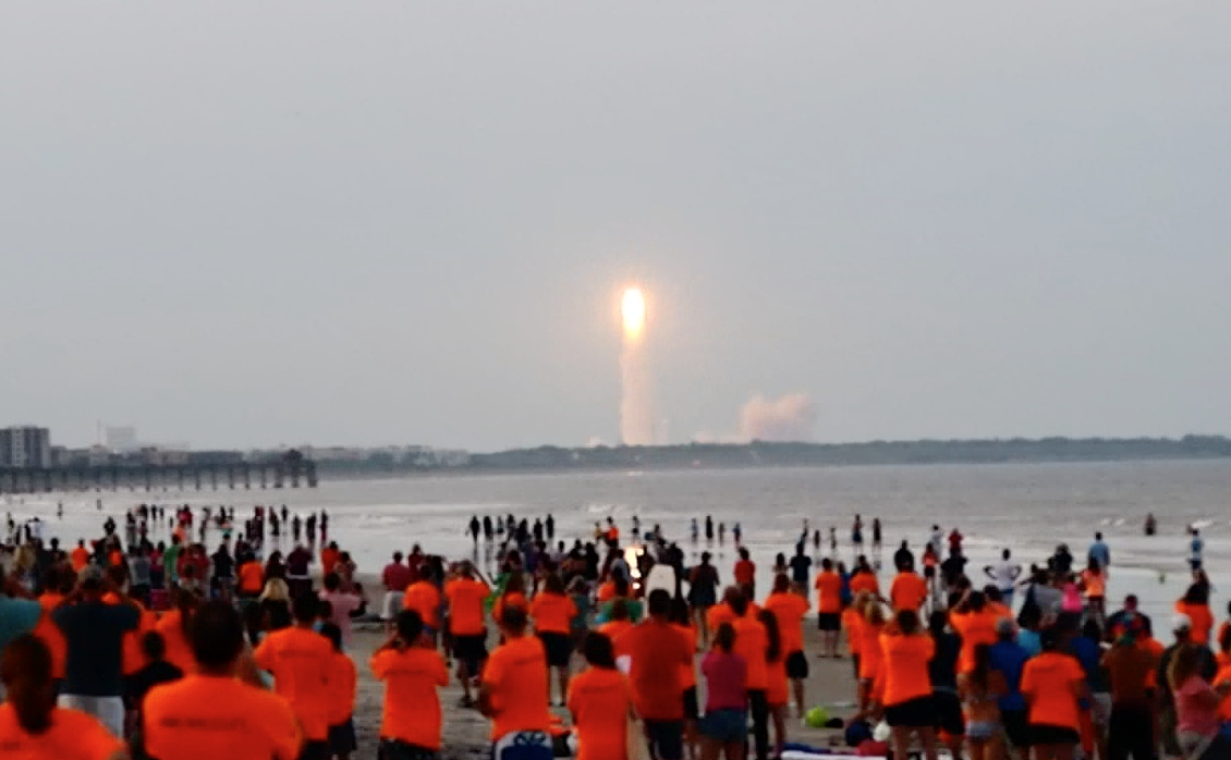 Rocket Launch Party at Cocoa Beach