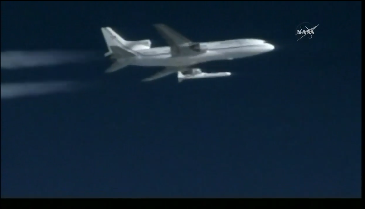 Orbital ATK Pegasus XL drop launch