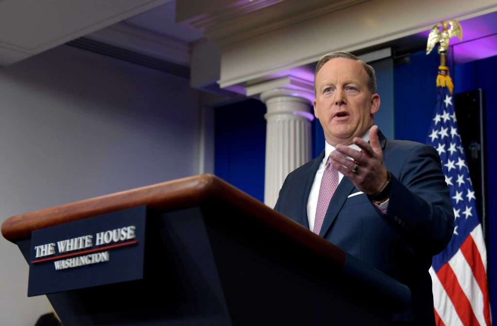 Sean Spicer intention lie