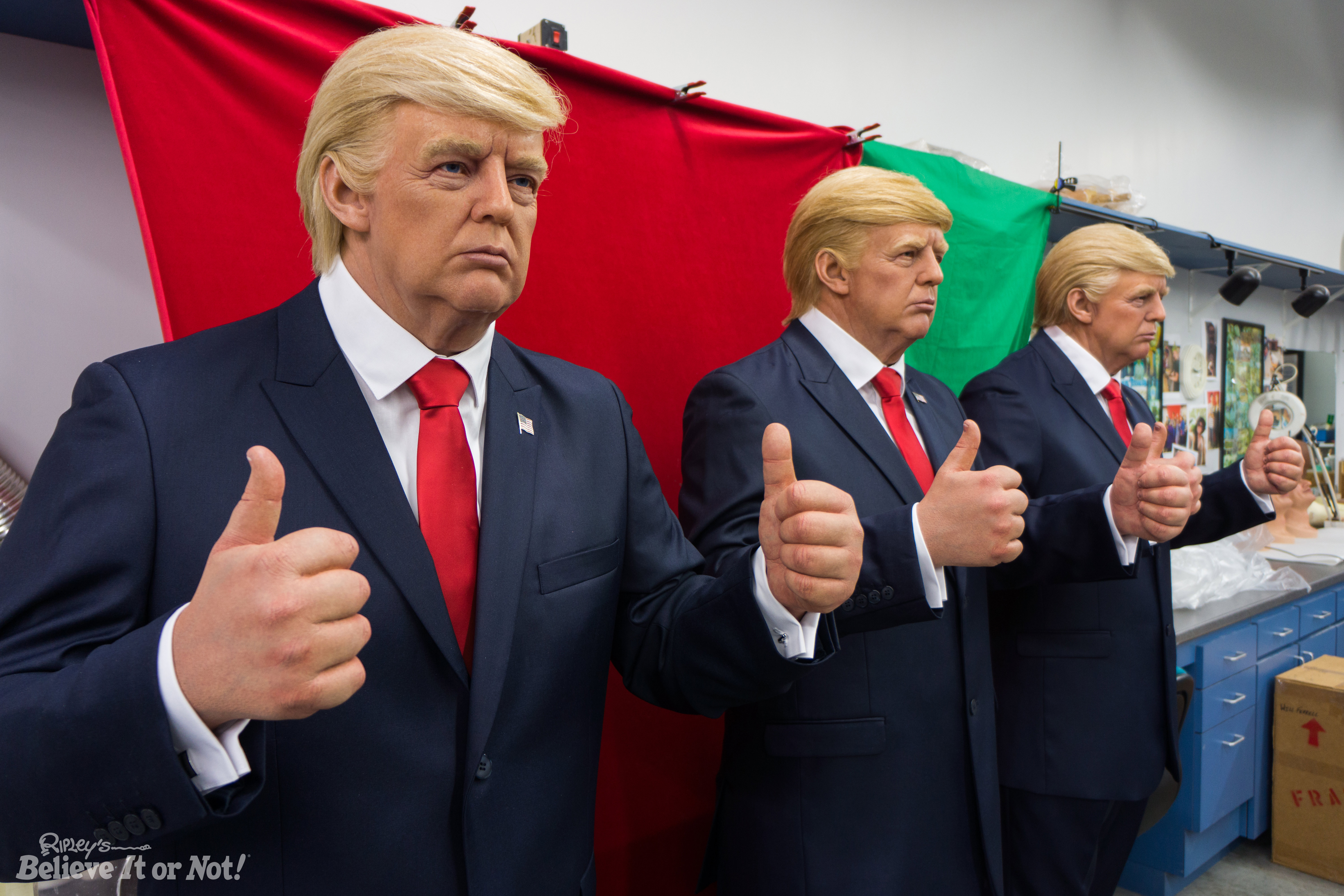 Wax museum unveils Trump replica