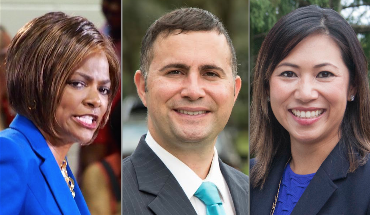 Val Demings, Darren Soto and Stephanie Murphy