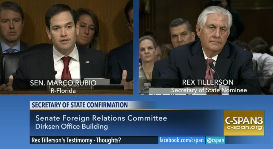 Marco Rubio and Rex Tillerson