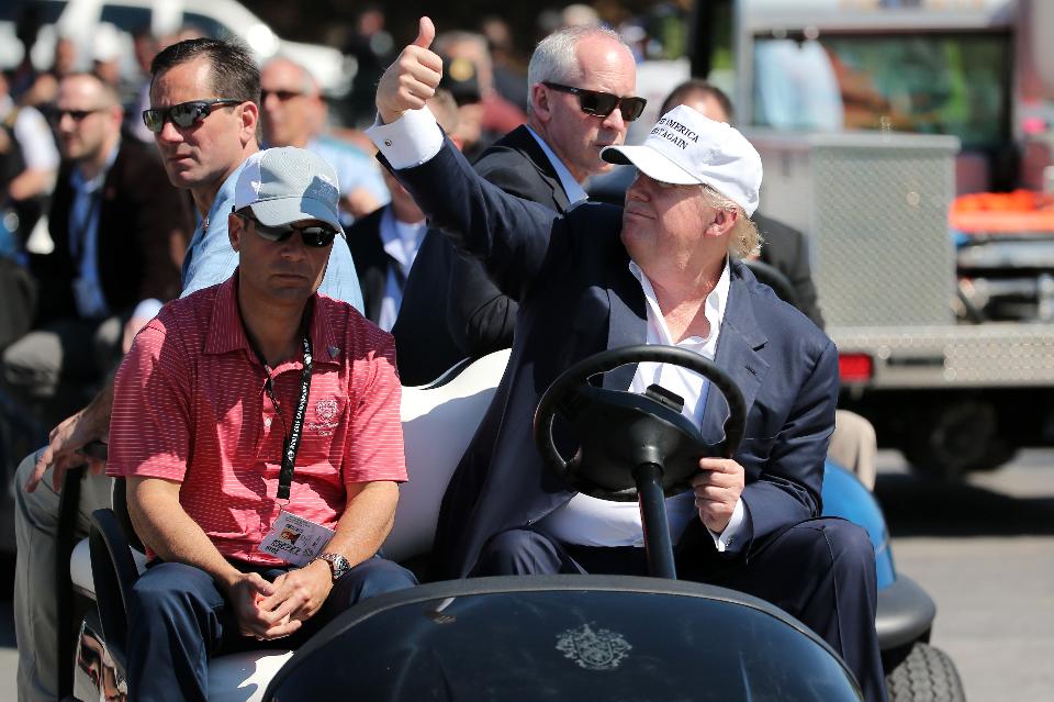 Donald Trump golf course water