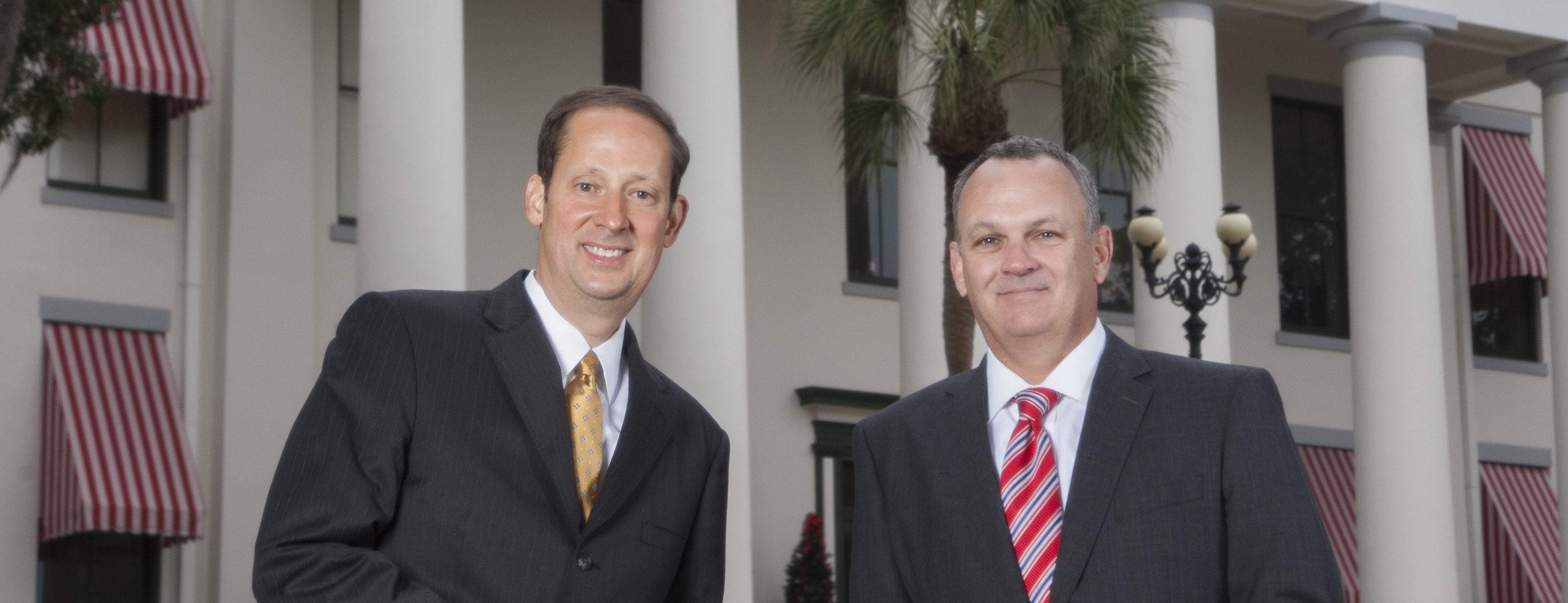 Senate president Joe Negron, left, and Speaker of the House designate Richard Corcoran