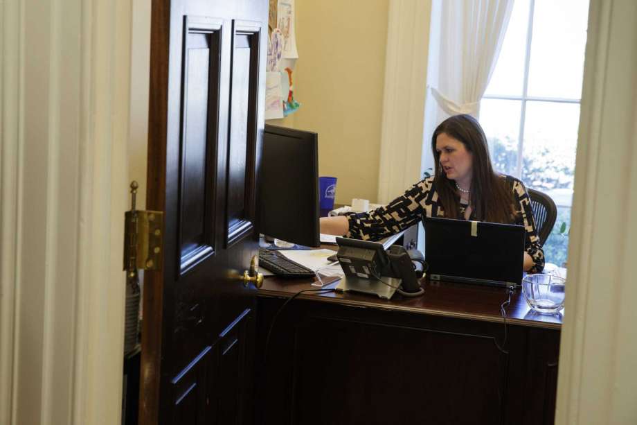 Donald Trump Looking To Sarah Huckabee Sanders In Tough Moments 