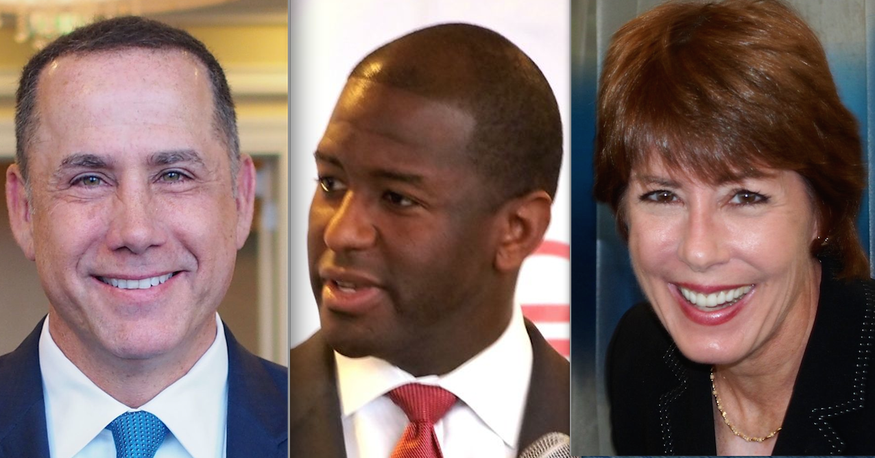 Andrew Gillum, Philip Levine, Gwen Graham