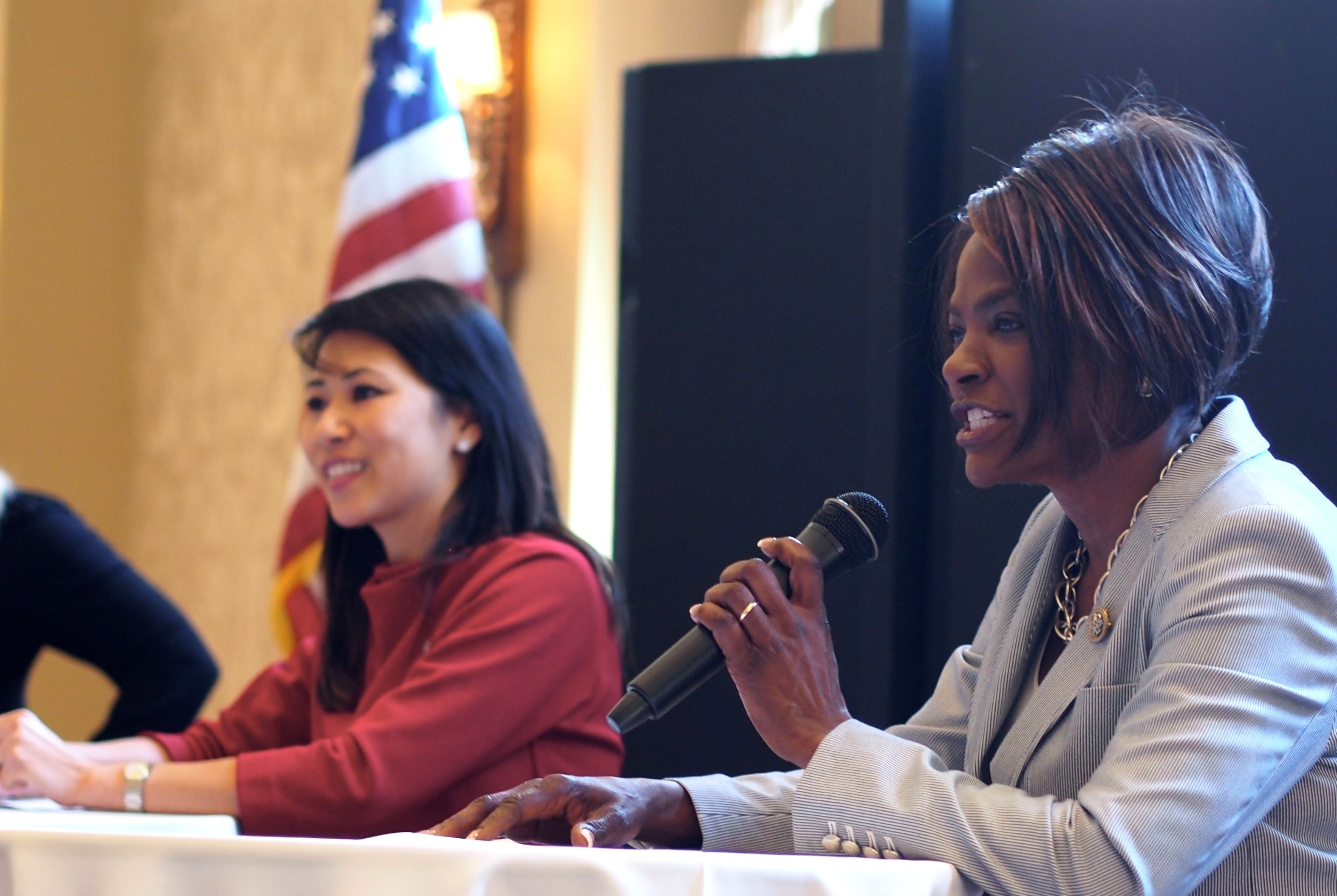 Stephanie Murphy and Val Demings
