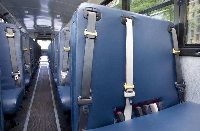 school bus seat belts